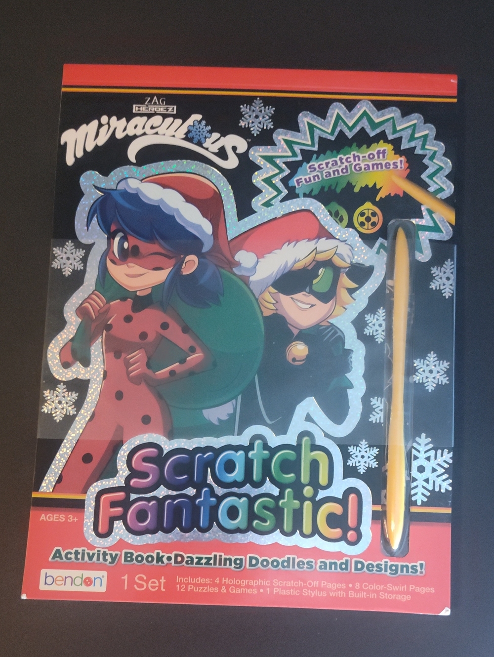 Miraculous Scratch Fantastic! Activity Book - Brand New